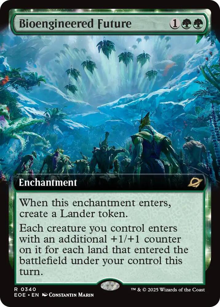 Bioengineered Future (Extended Art) 340 card from Edge of Eternities