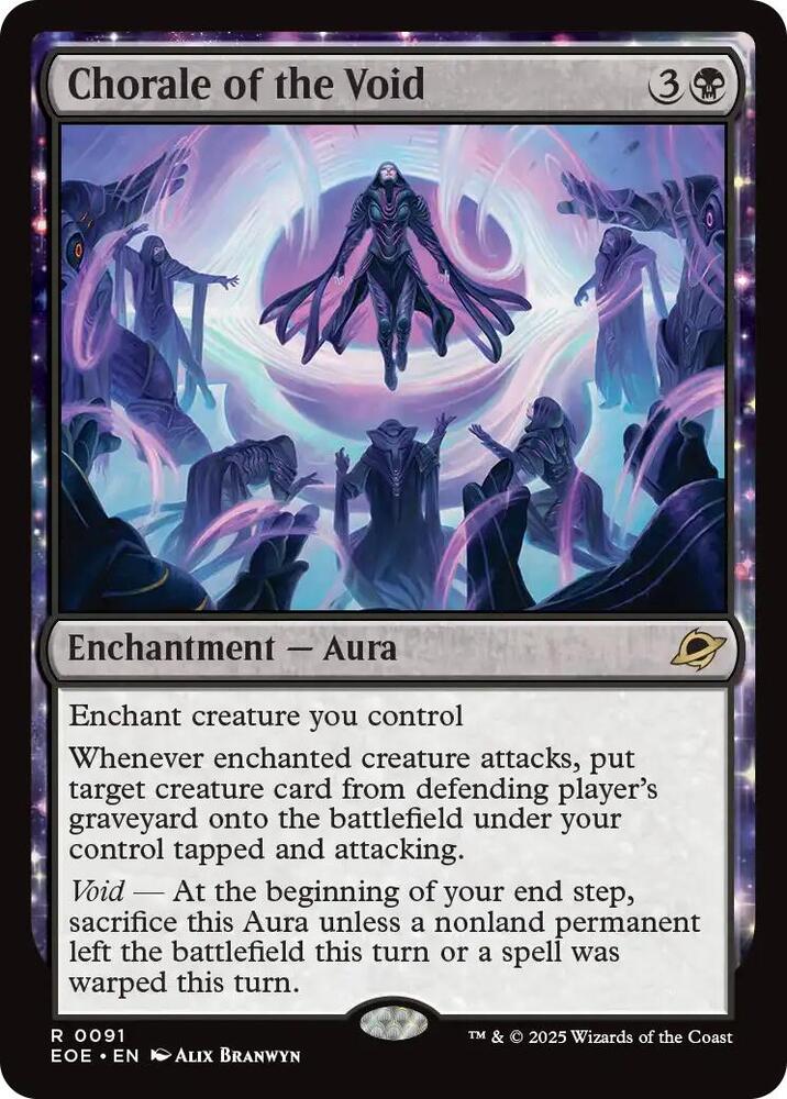 Chorale of the Void 91 card from Edge of Eternities
