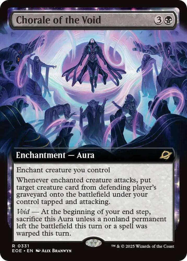 Chorale of the Void (Extended Art) 331 card from Edge of Eternities
