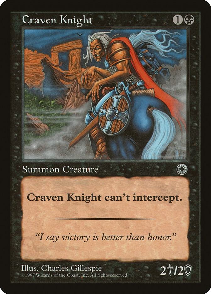 Craven Knight card from Portal