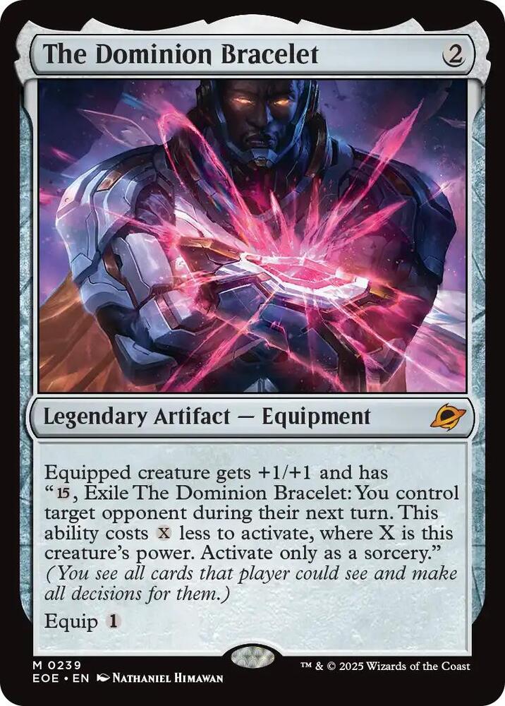 The Dominion Bracelet 239 card from Edge of Eternities