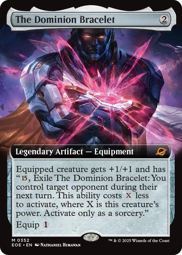 The Dominion Bracelet (Extended Art) 352 card from Edge of Eternities