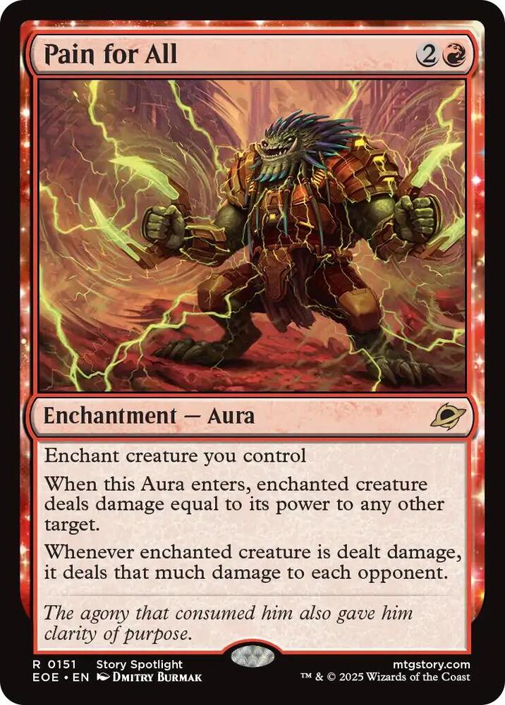 Pain for All 151 card from Edge of Eternities