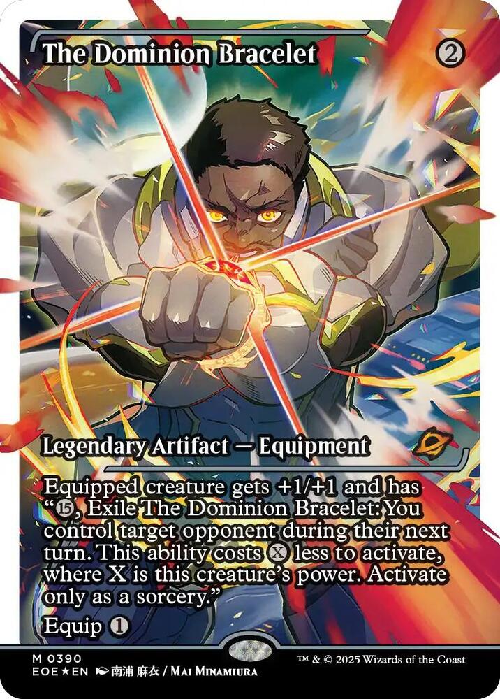 The Dominion Bracelet (Showcase) (Fracture Foil) 390 card from Edge of Eternities