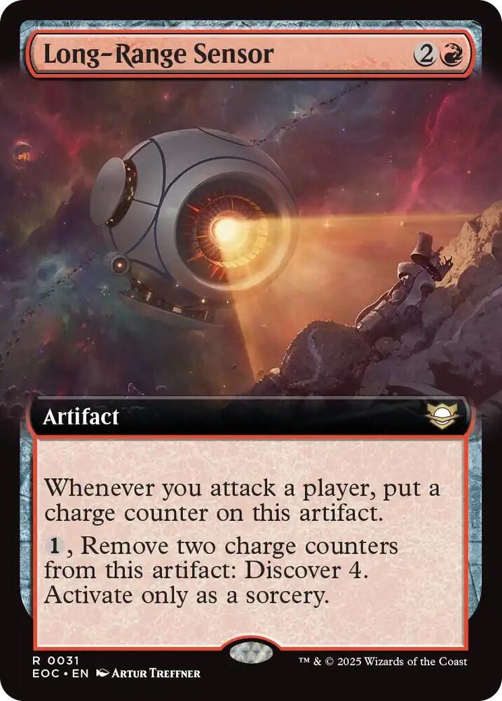 Long-Range Sensor (Extended Art) 31 card from Commander: Edge of Eternities