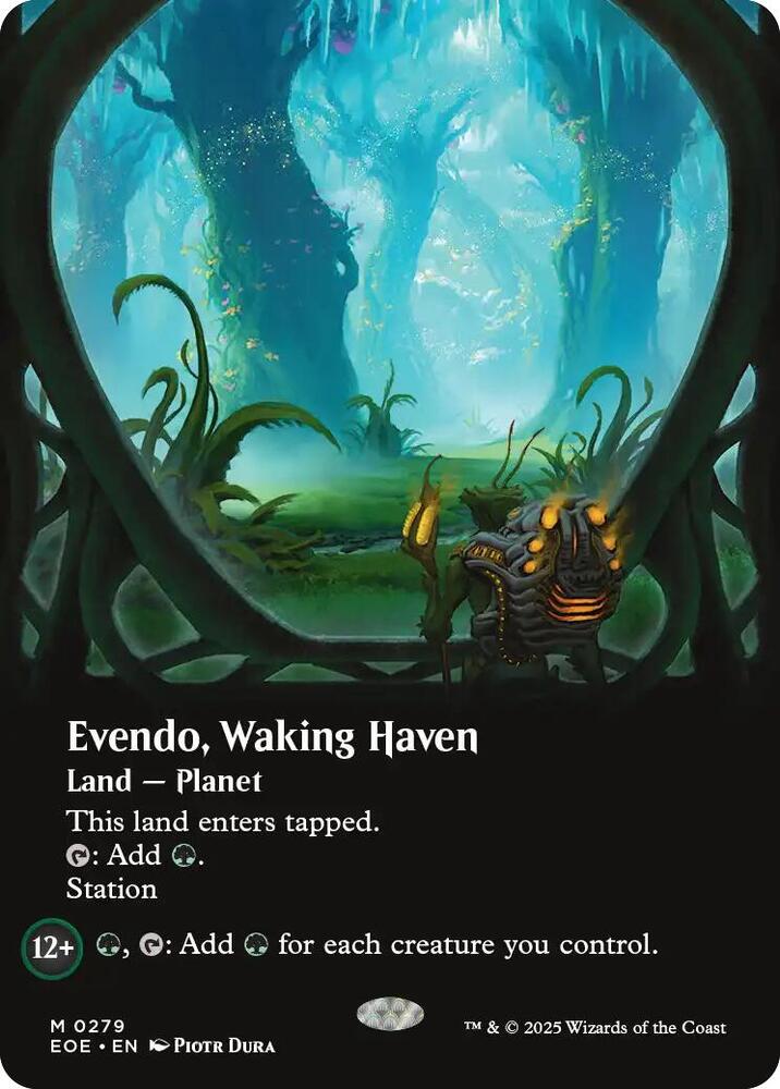 Evendo, Waking Haven (Borderless) 279 card from Edge of Eternities