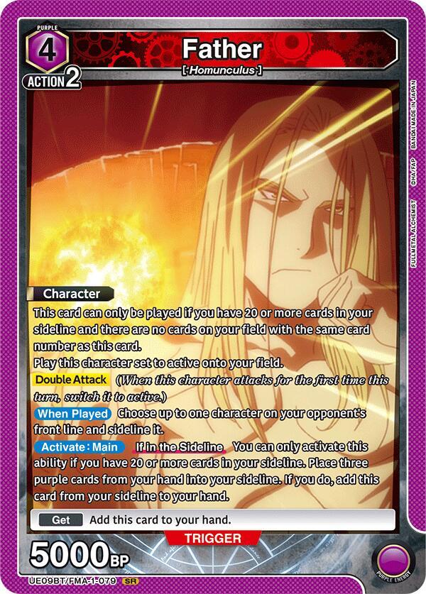 Father UE09BT/FMA-1-079 card from UE09BT: FULLMETAL ALCHEMIST