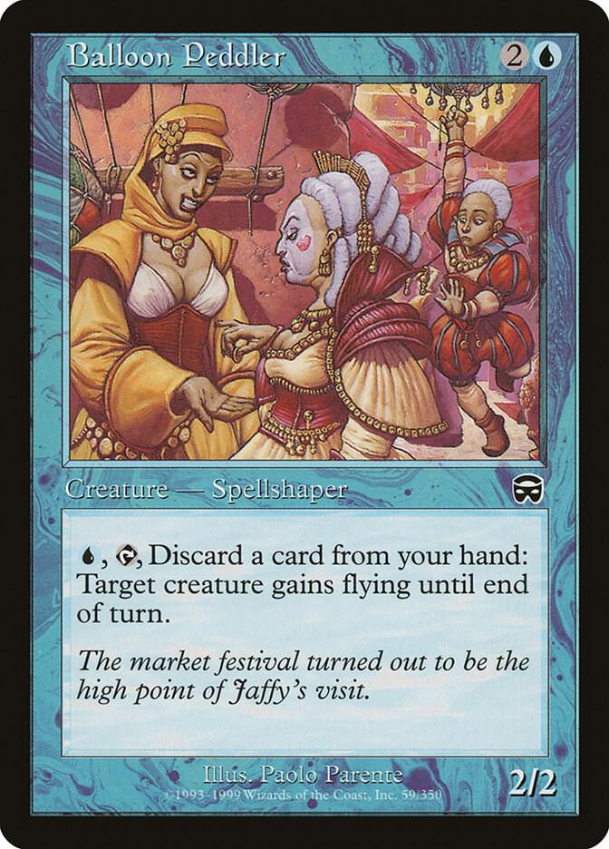 Balloon Peddler 59 card from Mercadian Masques