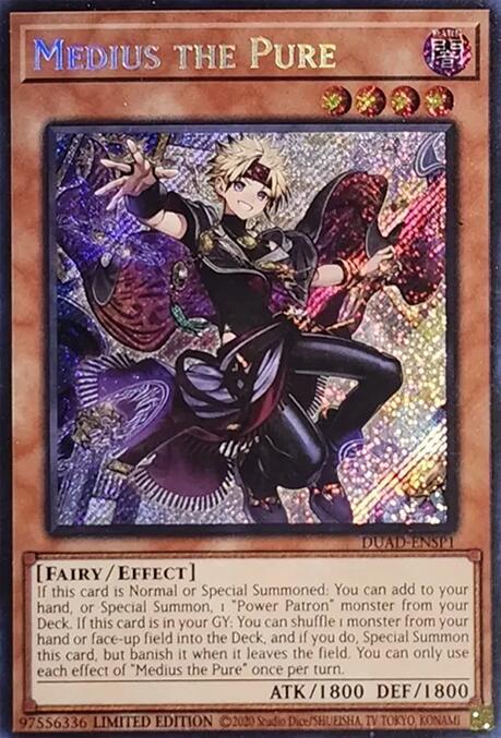 Medius the Pure DUAD-ENSP1 card from Duelist's Advance