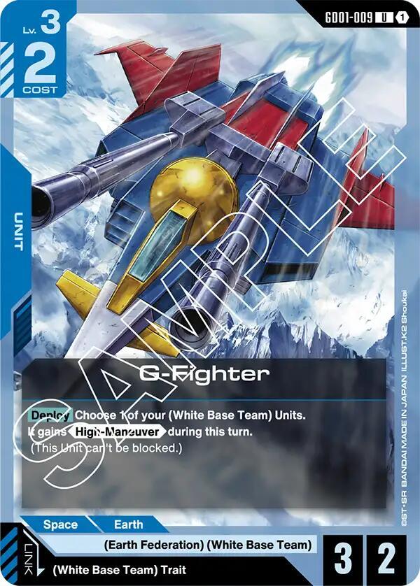 G-Fighter GD01-009 card from Newtype Rising