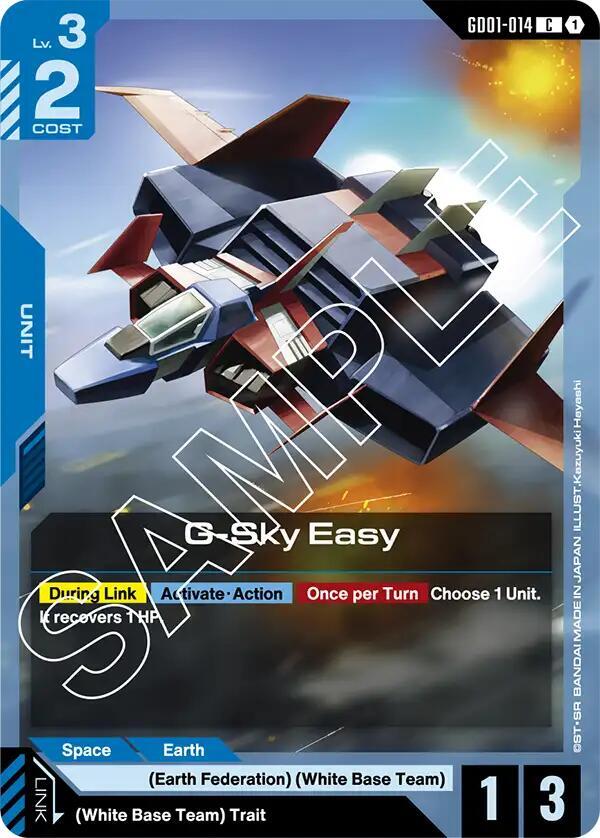 G-Sky Easy GD01-014 card from Newtype Rising