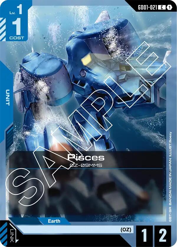 Pisces GD01-021 card from Newtype Rising
