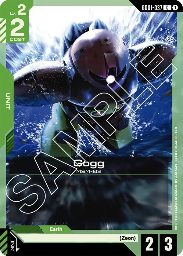 Gogg GD01-037 card from Newtype Rising