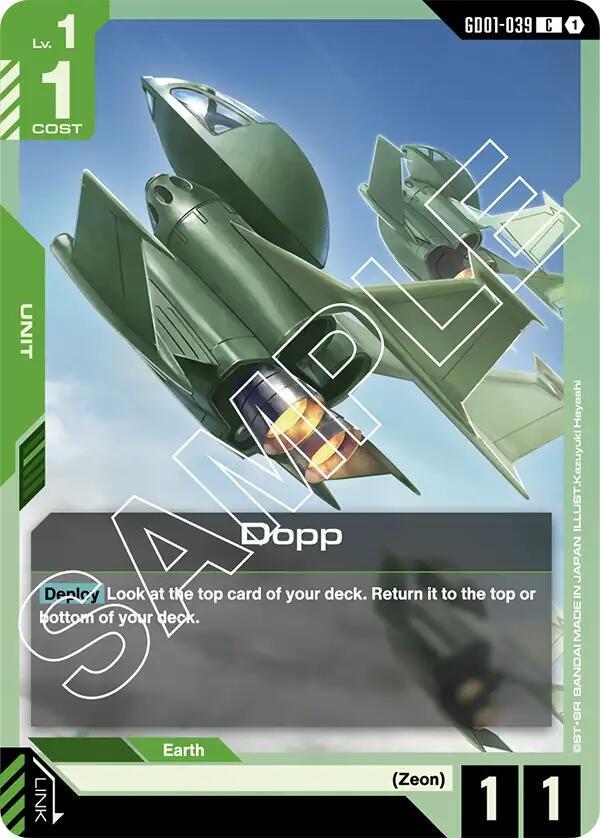 Dopp GD01-039 card from Newtype Rising