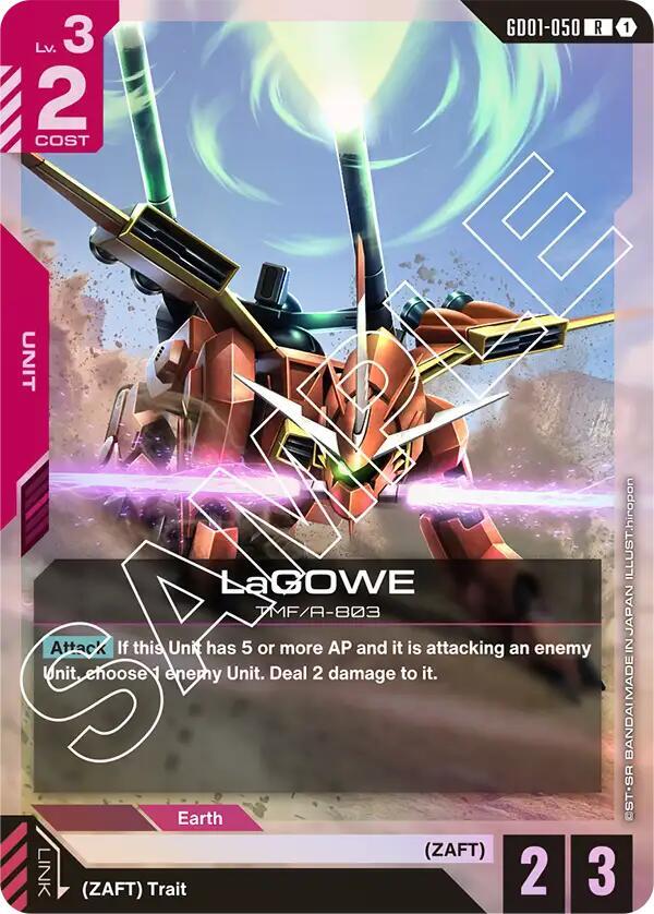LaGOWE GD01-050 card from Newtype Rising