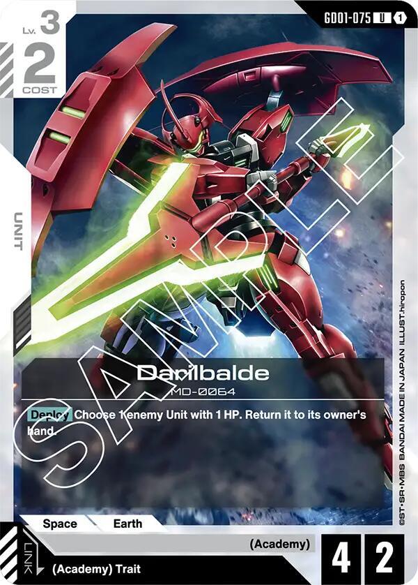 Darilbalde GD01-075 card from Newtype Rising