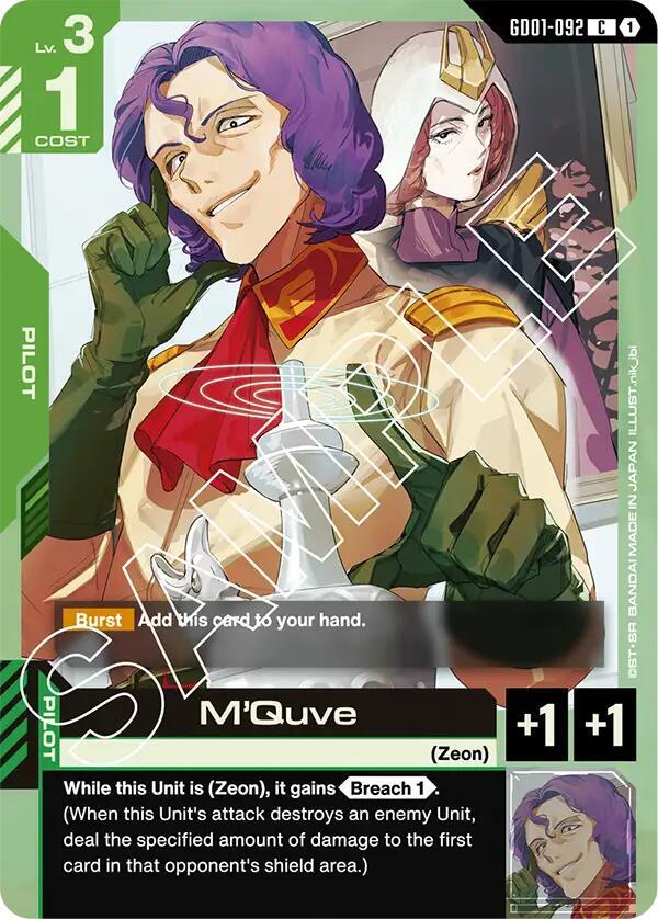 M'Quve GD01-092 card from Newtype Rising