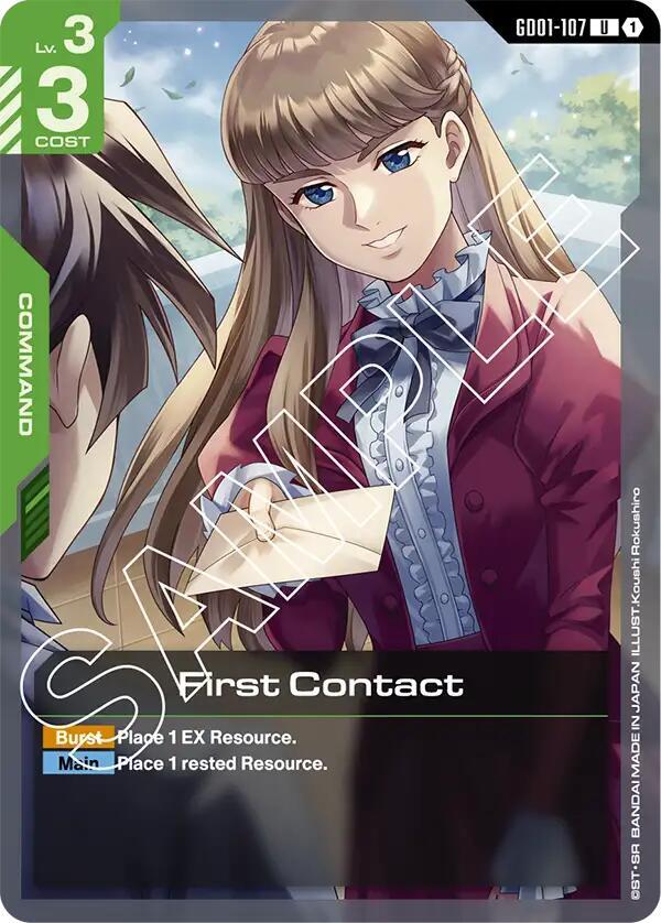 First Contact GD01-107 card from Newtype Rising