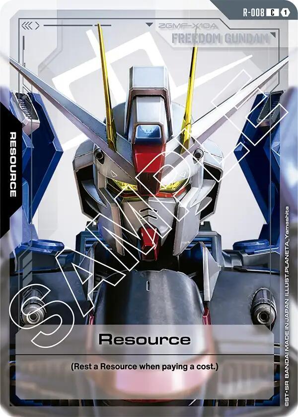 Resource R-008 card from Newtype Rising