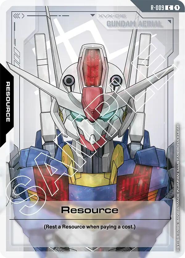 Resource R-009 card from Newtype Rising