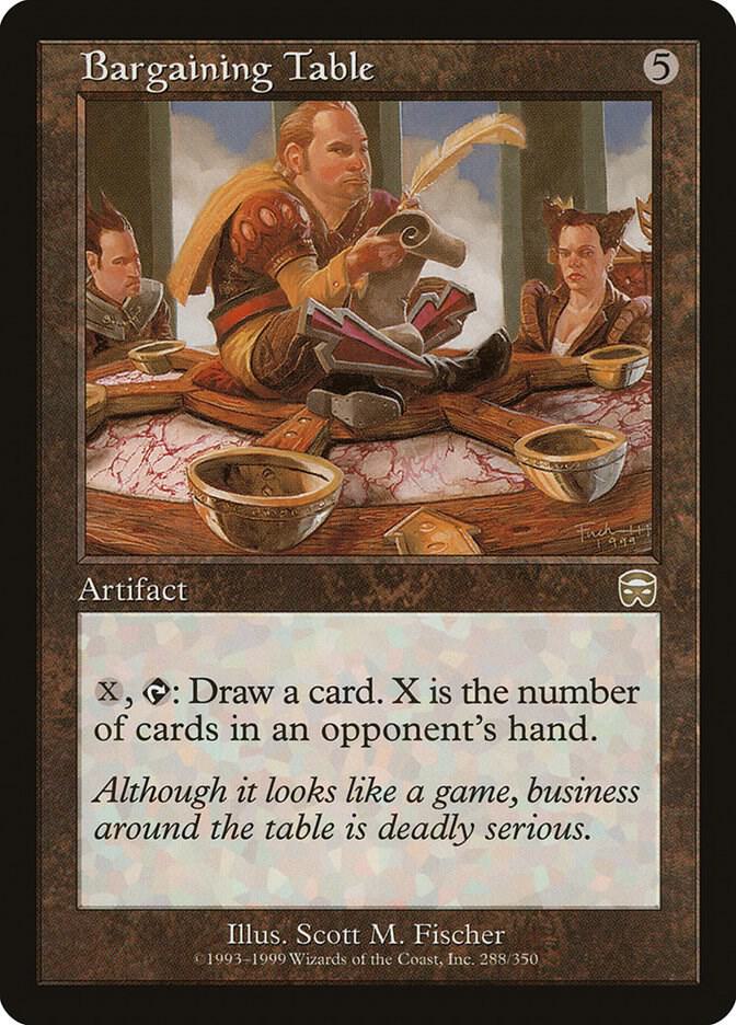 Bargaining Table 288 card from Mercadian Masques