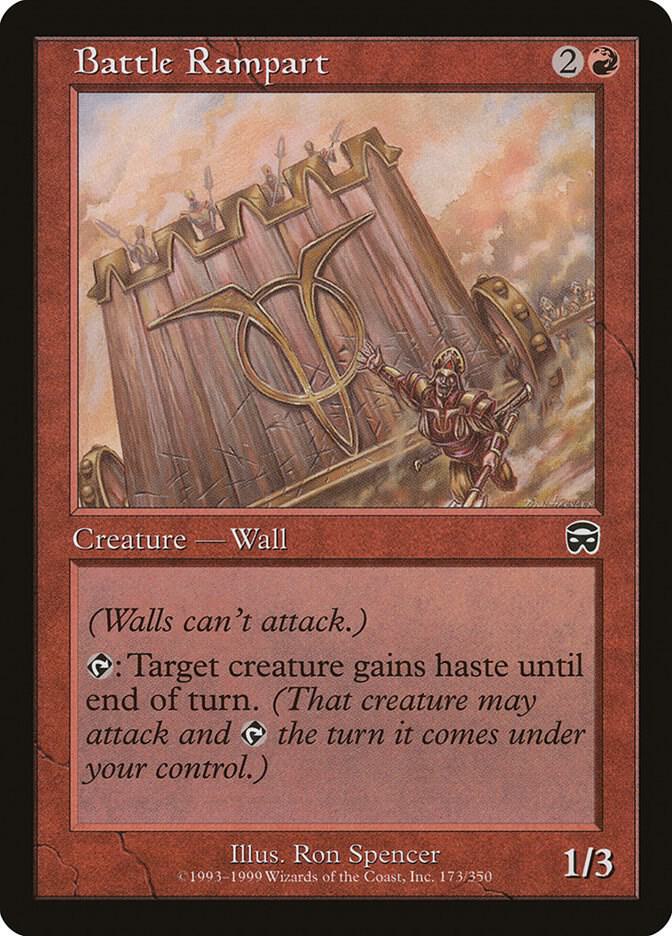 Battle Rampart 173 card from Mercadian Masques