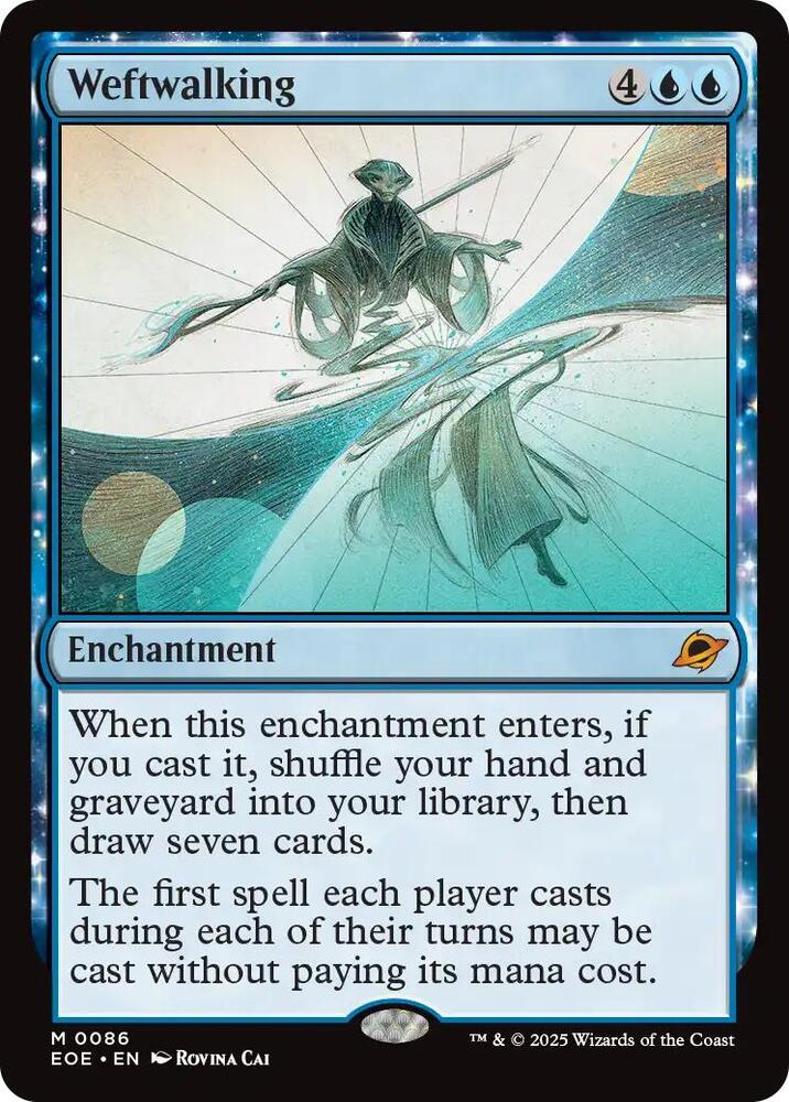 Weftwalking 86 card from Edge of Eternities