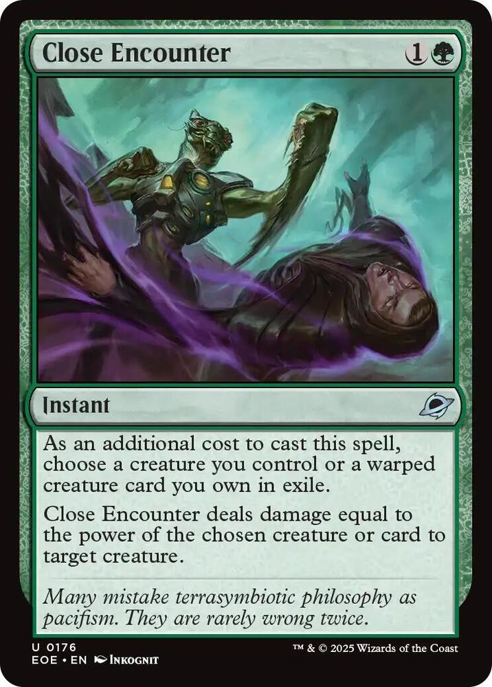 Close Encounter 176 card from Edge of Eternities