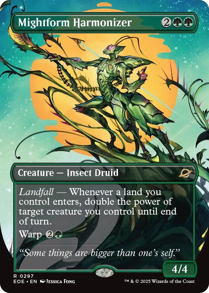 Mightform Harmonizer (Borderless) 297 card from Edge of Eternities