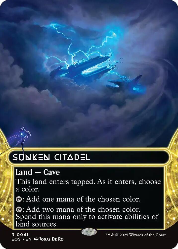 Sunken Citadel (Borderless) 41 card from Edge of Eternities: Stellar Sights