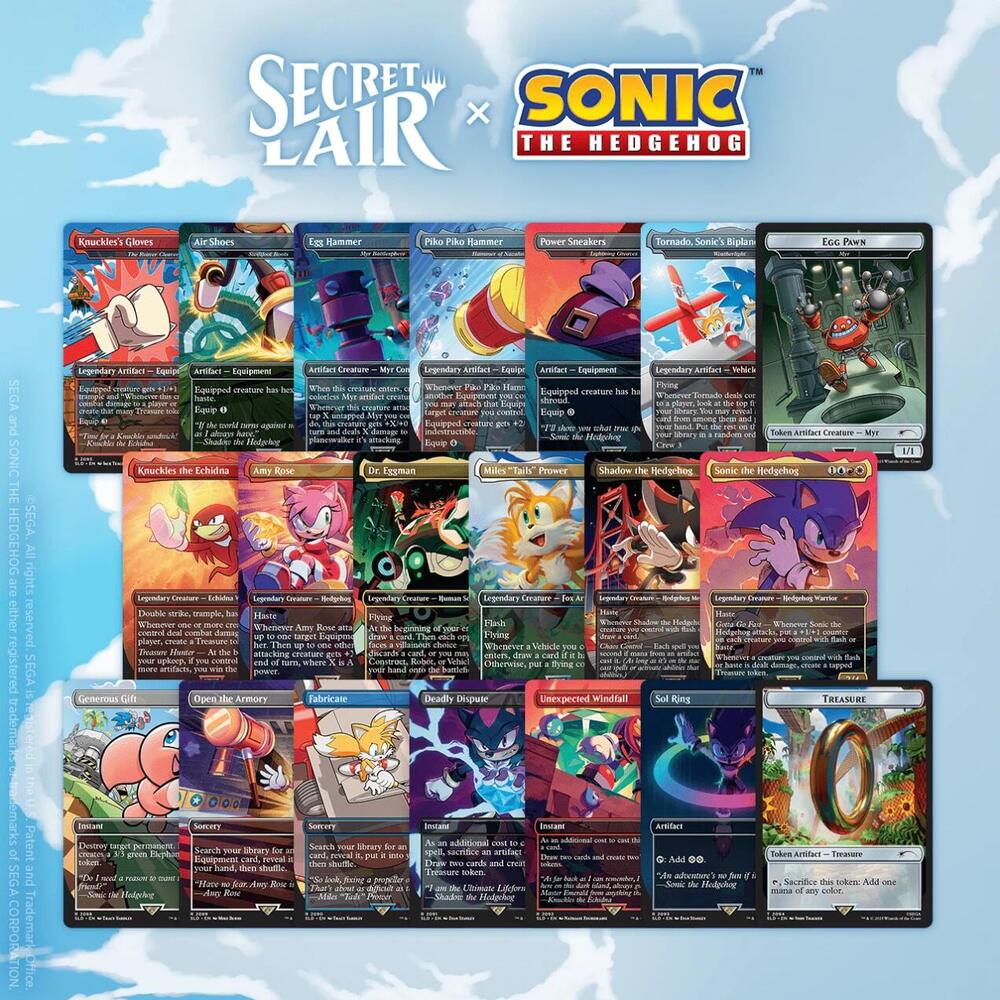 Secret Lair x Sonic the Hedgehog Superdrop: Super Sonic Bundle (Non-Foil) card from Secret Lair Drop Series