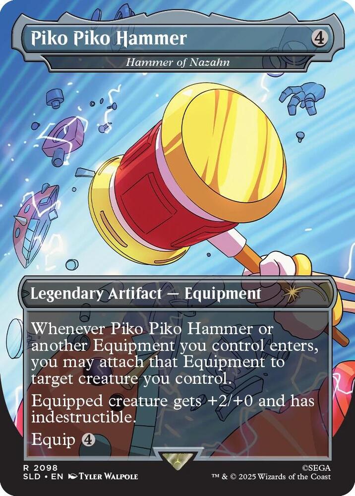 Piko Piko Hammer - Hammer of Nazahn 2098 card from Secret Lair Drop Series