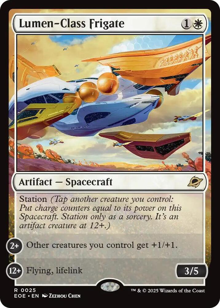Lumen-Class Frigate 25 card from Edge of Eternities
