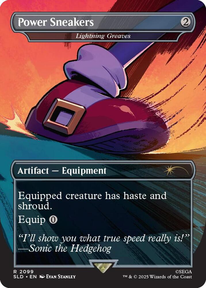 Power Sneakers - Lightning Greaves 2099 card from Secret Lair Drop Series