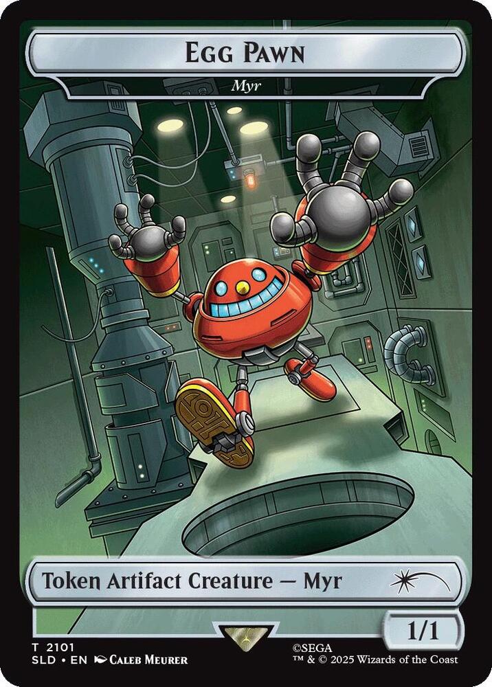 Egg Pawn - Myr Token 2101 card from Secret Lair Drop Series