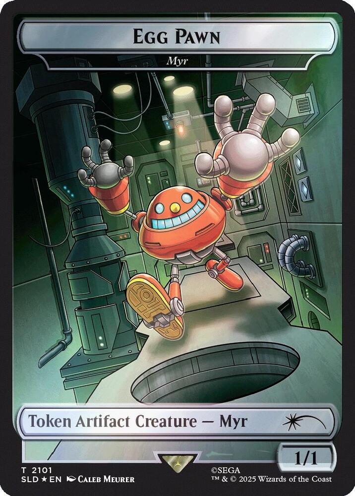 Egg Pawn - Myr Token (Rainbow Foil) 2101 card from Secret Lair Drop Series