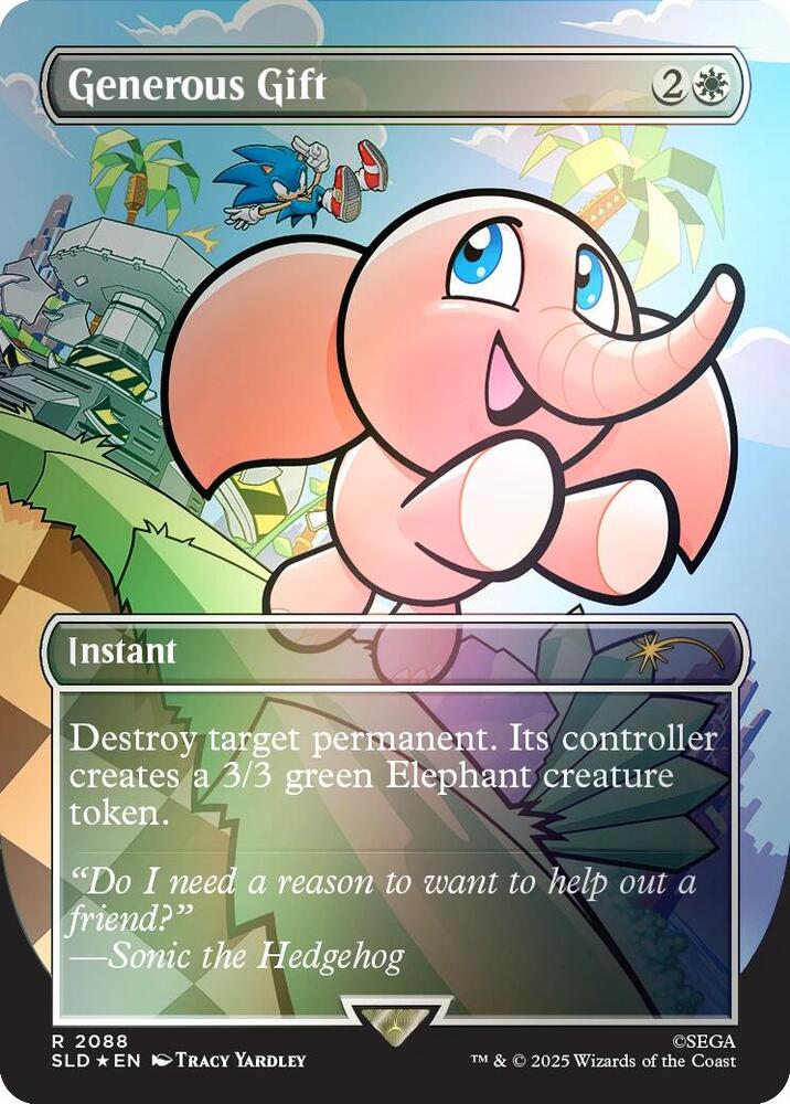 Generous Gift (Rainbow Foil) 2088 card from Secret Lair Drop Series