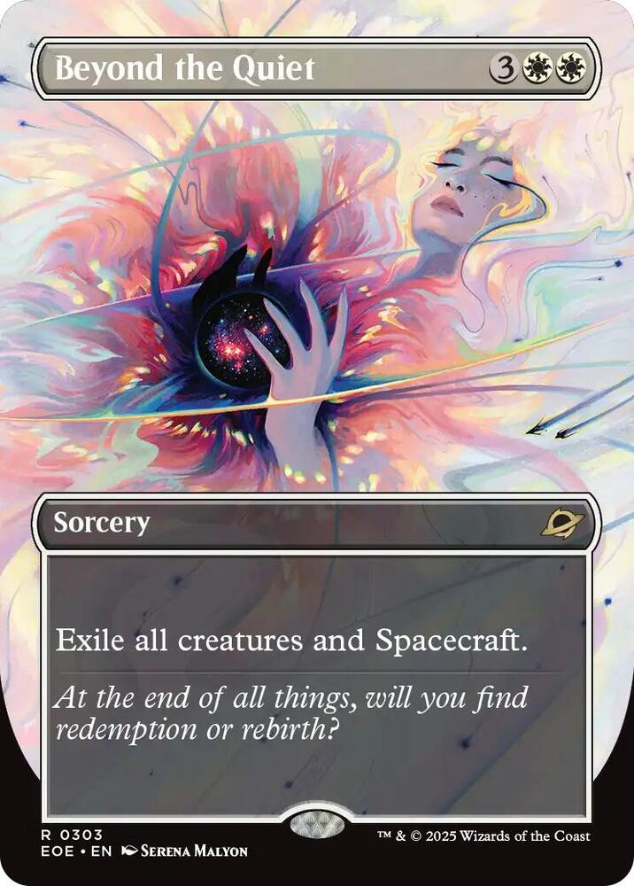 Beyond the Quiet (Borderless) 303 card from Edge of Eternities