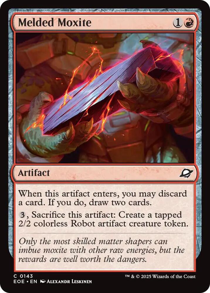 Melded Moxite 143 card from Edge of Eternities