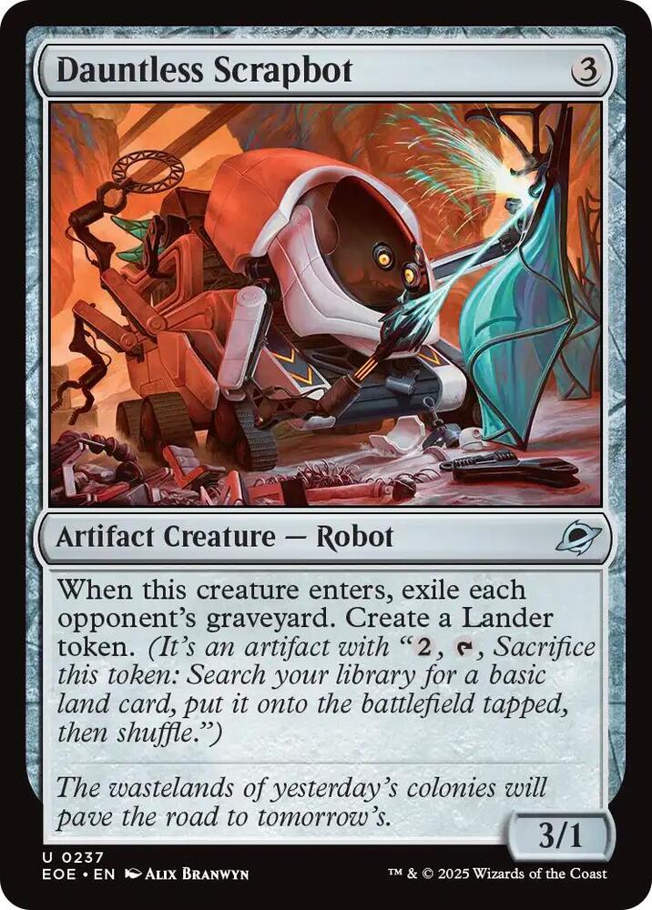 Dauntless Scrapbot 237 card from Edge of Eternities