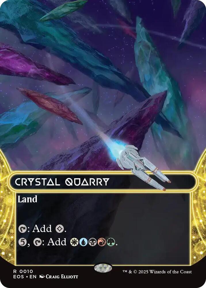 Crystal Quarry (Borderless) 10 card from Edge of Eternities: Stellar Sights