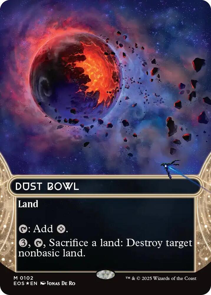 Dust Bowl (Borderless) (Galaxy Foil) 102 card from Edge of Eternities: Stellar Sights