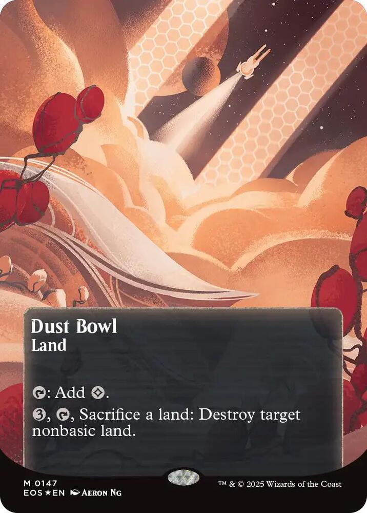 Dust Bowl (Borderless) (Galaxy Foil) 147 card from Edge of Eternities: Stellar Sights