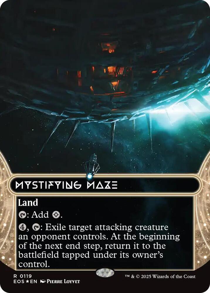 Mystifying Maze (Borderless) (Galaxy Foil) 119 card from Edge of Eternities: Stellar Sights