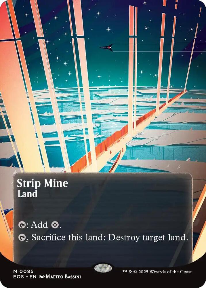 Strip Mine (Borderless) 85 card from Edge of Eternities: Stellar Sights