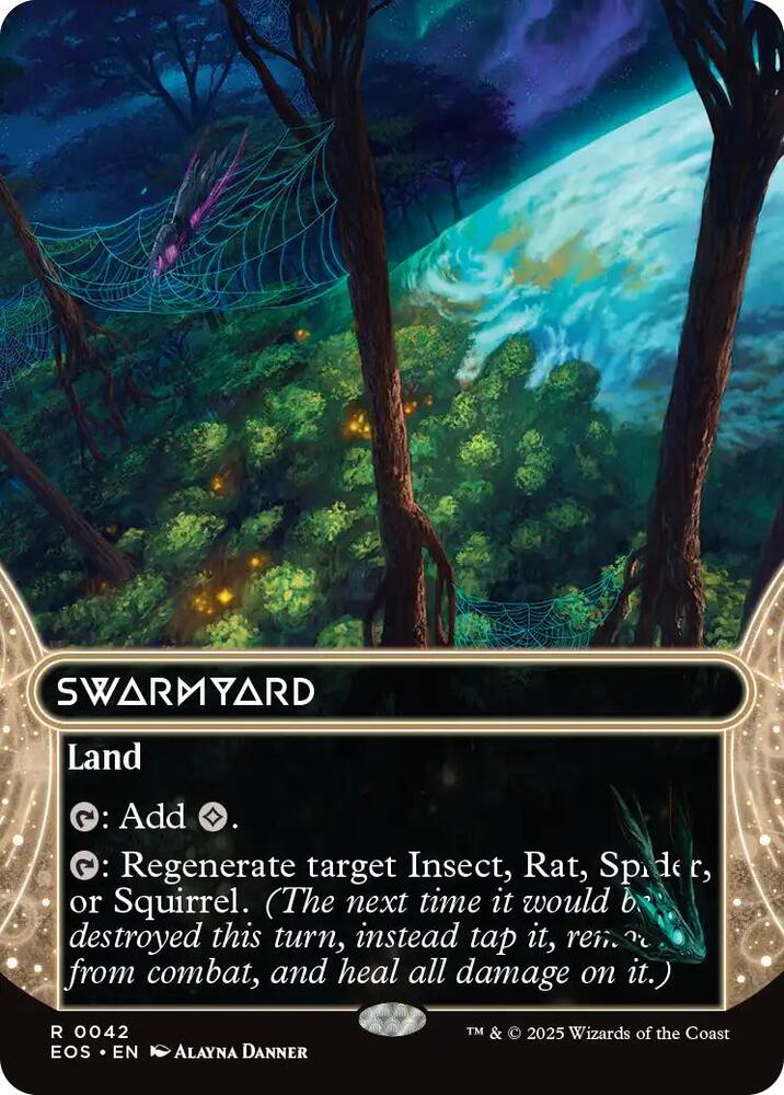 Swarmyard (Borderless) 42 card from Edge of Eternities: Stellar Sights