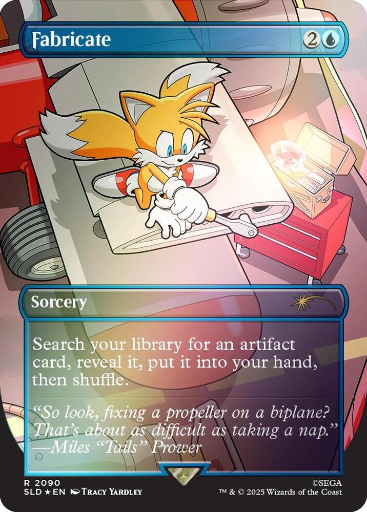 Fabricate (Rainbow Foil) 2090 card from Secret Lair Drop Series