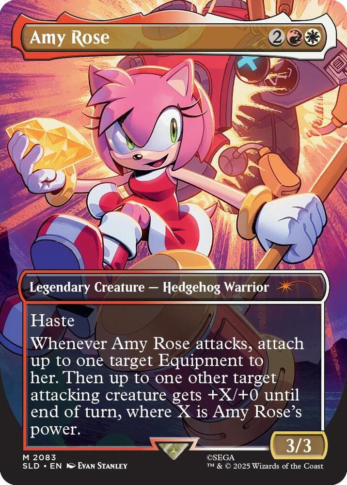 Amy Rose 2083 card from Secret Lair Drop Series