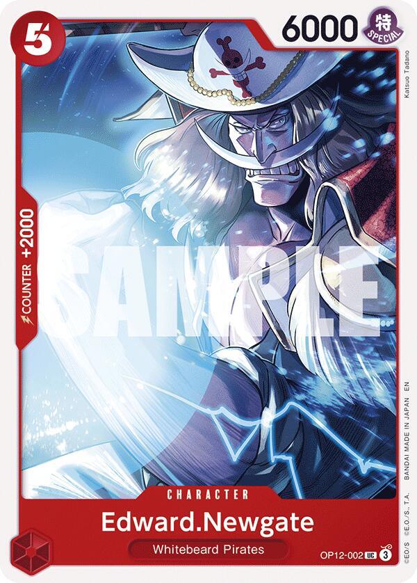 Edward.Newgate OP12-002 card from Legacy of the Master