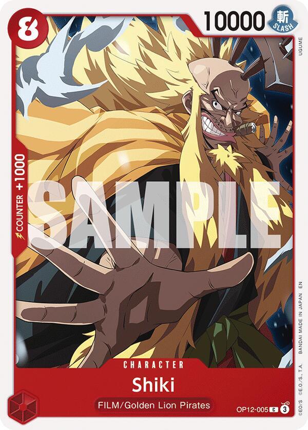 Shiki OP12-005 card from Legacy of the Master